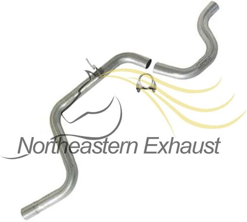 Northeastern Exhaust Stainless Steel Intermediate Pipe Muffler Compatible for Chevrolet Impala 2006-2011 3.5L, Automotive Replacement Part, Includes Clamps in Saudi Arabia
