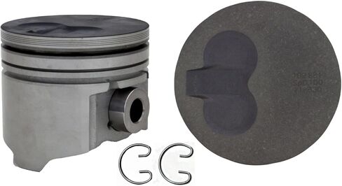 Set of 8 Iron Top Groove Pistons for 92-04 GM/Chevrolet 6.5L/395 Diesel | Standard Size | 4.055in. Bore Diameter in Saudi Arabia