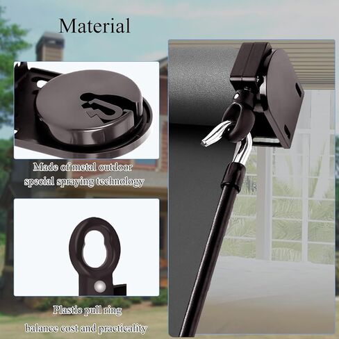 مجموعة كرنك لاسلكية بديلة من Coolaroo، دعامة تثبيت دوارة للمكفوفين، أجهزة تظليل دوارة لجزء استبدال مظلة دوارة خارجية من Coolaroo، ملحقات مظلة الشمس in Kuwait