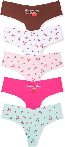 Victoria's Secret PINK Women's No Show Thong Underwear, Panties for Women (XS-XL) in Kuwait