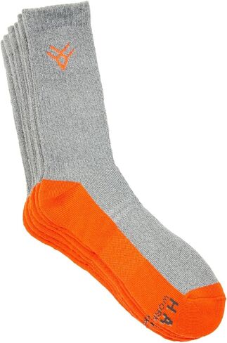Men's Steel Toe Crew Socks 3 Pack - HXASP25SK2-GY Medium in Kuwait