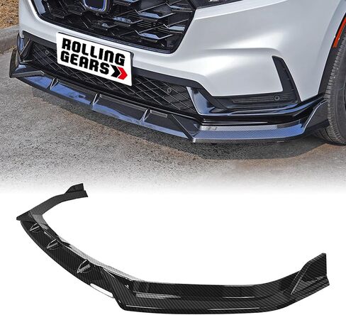 قالب شبكي مع حافة حواجب للمصابيح الأمامية متوافق مع Honda CR-V 2023-2025، طبقة علوية للشبكة الأمامية باللون الأسود اللامع in Saudi Arabia