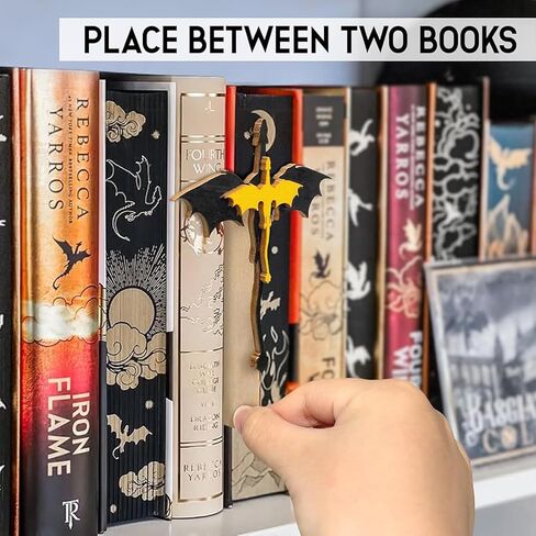 ديكور رف كتب التنين (حجم كبير 8 × 7)، زخرفة كتب خشبية، زاوية كتب خيالية للمروحة، نهاية الكتب، عيد الميلاد المجيد in Saudi Arabia