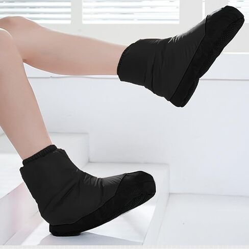 أحذية طويلة للنساء والرجال، شباشب تخييم دافئة مقاومة للماء وغير قابلة للانزلاق، جوارب ناعمة ومريحة وخفيفة الوزن للاستخدام في الهواء الطلق، أحذية مقاس L للرجال والنساء in Kuwait