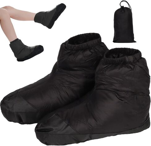 أحذية طويلة للنساء والرجال، شباشب تخييم دافئة مقاومة للماء وغير قابلة للانزلاق، جوارب ناعمة ومريحة وخفيفة الوزن للاستخدام في الهواء الطلق، أحذية مقاس L للرجال والنساء in Kuwait