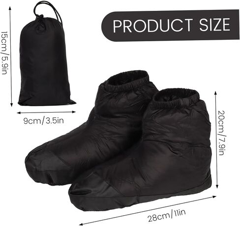 أحذية طويلة للنساء والرجال، شباشب تخييم دافئة مقاومة للماء وغير قابلة للانزلاق، جوارب ناعمة ومريحة وخفيفة الوزن للاستخدام في الهواء الطلق، أحذية مقاس L للرجال والنساء in Kuwait