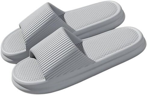 House Slides for Women Men,Soft Comfy Pillow Slippers,Quick Dry Non-Slip Thick Sole Indoor Bathroom Shower Beach Sandals in Saudi Arabia