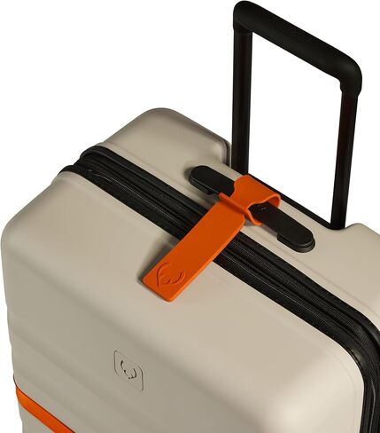 ANTLER Luggage Tags - Durable Rubber, for Suitcases & Travel Bags, Assorted Colors, Easy ID & Personalization, Fits Most Suitcases - 1.5 x 10.5 in - Coral Orange in Saudi Arabia