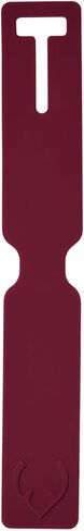 ANTLER Luggage Tags - Durable Rubber, for Suitcases & Travel Bags, Assorted Colors, Easy ID & Personalization, Fits Most Suitcases - 1.5 x 10.5 in - Coral Orange in Saudi Arabia