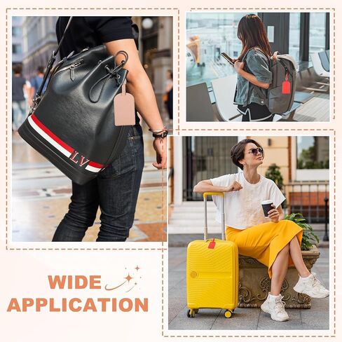 PATIKIL 4Pcs Luggage Tags, Colored Luggage Labels PU Leather Suitcase Tag with Stainless Steel Loop Privacy Cover Name ID Address Card for Baggage Leather Bag Backpacks Handbag, Gray in Saudi Arabia