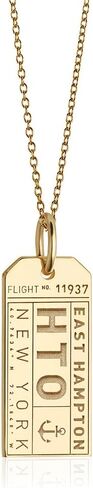 Jet Set Candy USA Northeast Luggage Tag Gold Vermeil Travel Charms in Saudi Arabia