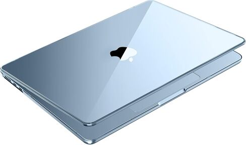 حافظةoonjet متوافقة مع جهاز MacBook Air 15 بوصة 2023 2024 New M3 M2 [مطابقة اللون الرسمي بنسبة 100%] [درع رفيع جدًا] غطاء حماية صلب غير لامع لجهاز الكمبيوتر المحمول موديل A3114 A2941 - منتصف الليل شفاف in Saudi Arabia