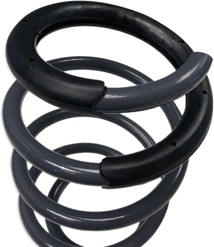 2Pcs Universal Car Coil Spring Rubber Sleeve Seat Cushion Suspension Shock Absorber Black in Saudi Arabia