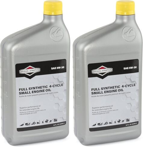 Briggs & Stratton SAE 5W-30 Synthetic Small Engine Motor Oil - 32 Oz. 100074 in Saudi Arabia
