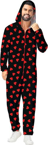 Unisex Adult Valentines Onesie Pajamas Funny Cosplay Costume for Men Women in Kuwait