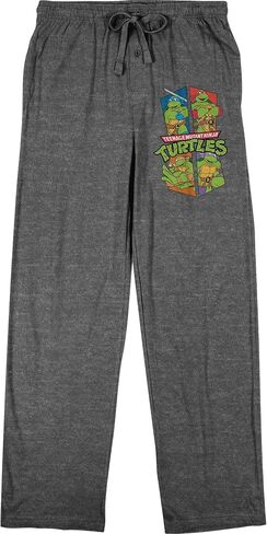 Teenage Mutant Ninja Turtles Character Art Men's Graphite Heather Sleep Pajama Pants in Saudi Arabia