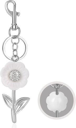 Daisy Bag Charms Purse Charms for Handbag Backpack Charm Cute Key Chain Accessories Sparkling Purse Charms for Women in Saudi Arabia