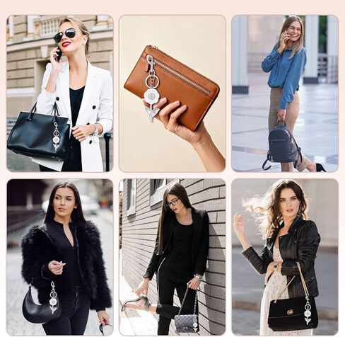 Daisy Bag Charms Purse Charms for Handbag Backpack Charm Cute Key Chain Accessories Sparkling Purse Charms for Women in Saudi Arabia