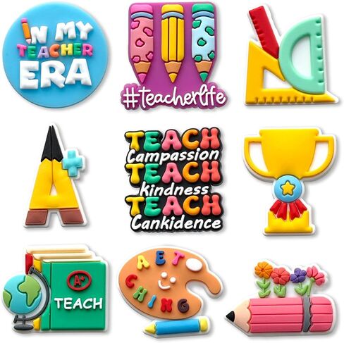 Easter Nurse Sea Animals Shoe Charms, School Teacher Snorkeling Croc Charms Pack for Shoe Decoration in Saudi Arabia