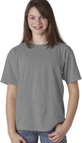 Chouinard 9018 Youth Garment-Dyed Ring-Spun Cotton Tee Granite Medium in Saudi Arabia