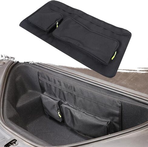 Frunk Organizer with Lid, Car Frunk Organizer Compatible with Tesla Model S 2014-2026 Accessories, Frunk Storage Bag Collapsible, Front Trunk Organizer Storage Cargo Hanging Bag Portable Waterproof in Saudi Arabia
