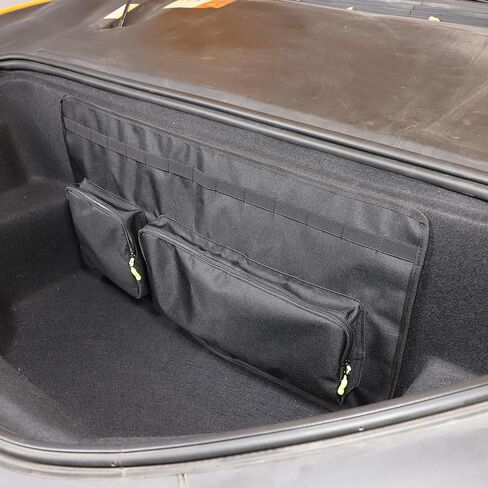 Frunk Organizer with Lid, Car Frunk Organizer Compatible with Tesla Model S 2014-2026 Accessories, Frunk Storage Bag Collapsible, Front Trunk Organizer Storage Cargo Hanging Bag Portable Waterproof in Saudi Arabia