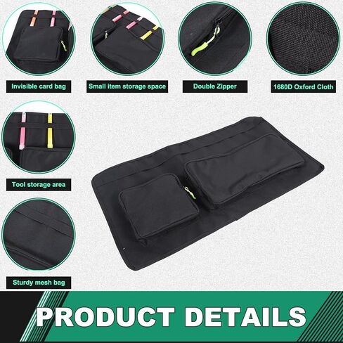 Frunk Organizer with Lid, Car Frunk Organizer Compatible with Tesla Model S 2014-2026 Accessories, Frunk Storage Bag Collapsible, Front Trunk Organizer Storage Cargo Hanging Bag Portable Waterproof in Saudi Arabia