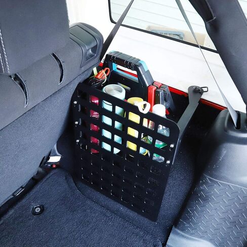 Metal Molle Storage Trunk Organizer Cargo Rack Shelf Storage for 2007-2018 Jeep Wrangler JK & Unlimited 4-door (Passenger Side) in Saudi Arabia