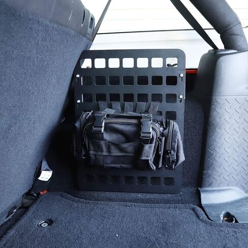 Metal Molle Storage Trunk Organizer Cargo Rack Shelf Storage for 2007-2018 Jeep Wrangler JK & Unlimited 4-door (Passenger Side) in Saudi Arabia