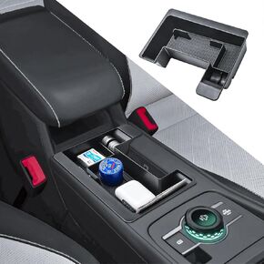 صينية تنظيم وحدة التحكم المركزية من RUNROAD متوافقة مع ملحقات VW Tiguan لعام 2025 2026، صندوق تخزين مسند الذراع لسيارة Volkswagen Tiguan S SE SEL R-Line منظم وحدة التحكم الوسطى ومسند الذراع وحامل العملات المعدنية in Kuwait