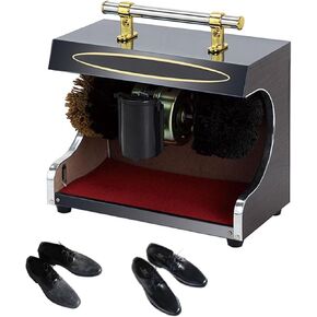 Automatic Shoe Polish Machine - Induction Shoe Polisher with Soft Brushes for Home, Hotel, Bank & Commercial Use - Efficient Shoe Care Solution in Kuwait