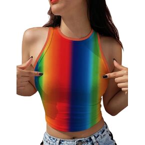 قميص بدون أكمام مطبوع عليه St Patricks Day للنساء من Lucky Womens Shamrock بعلم أيرلندي in Kuwait