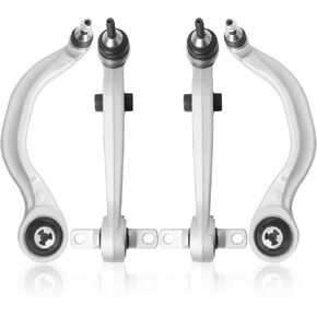 4Pcs Front Forward/Rearward Lower Control Arm Suspension Kit, Compatible with Tesla 3 2017 2018 2019 2020 2021 with Ball Joint, Replace # 104434100D, 104435400A in Saudi Arabia