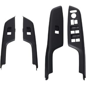 4Pcs Car Glass Lifter Black Switch Panel Window Frame Compatible With Honda Civic 2012-2015 in Kuwait