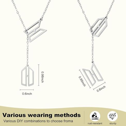 Army Necklace Stainless Steel Pendant Chain Jewelry Accessory Fans Gifts for Women Men in Saudi Arabia