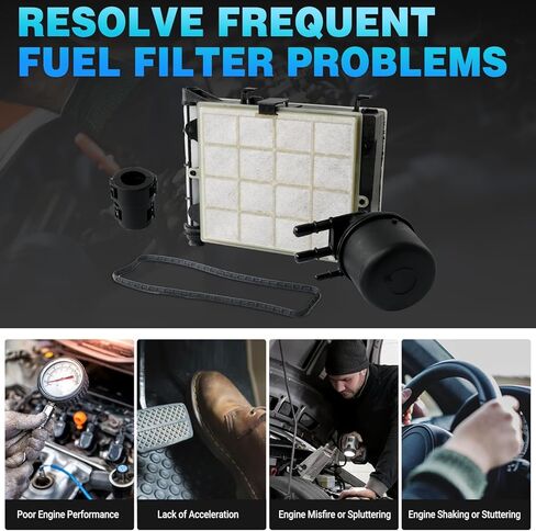 6.7 عنصر فلتر وقود الديزل Powerstroke، فاصل الوقود/الماء متوافق مع 2017-2023 Ford F250 F350 F450 F550 Super Duty 6.7L V8 استبدال FD-4624، FD-4625، HC3Z-9N184-B، HC3Z-9N184-C، DF4624K in Kuwait