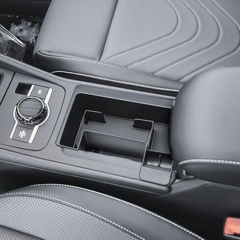 صينية تنظيم وحدة التحكم المركزية من RUNROAD متوافقة مع ملحقات VW Tiguan لعام 2025 2026، صندوق تخزين مسند الذراع لسيارة Volkswagen Tiguan S SE SEL R-Line منظم وحدة التحكم الوسطى ومسند الذراع وحامل العملات المعدنية in Kuwait