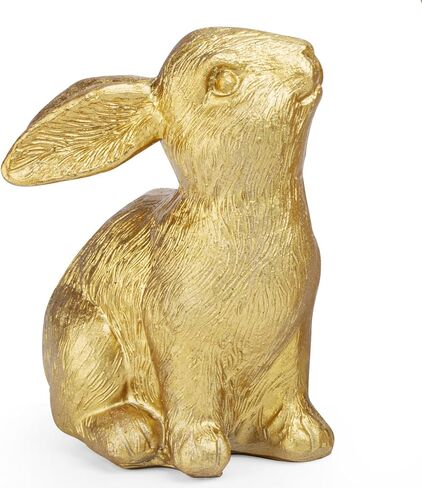 MAIBAOTA Large Gold Bunny Easter Decoration for Home Spring Decoration for Home Table Decor Rabbit Figurines in Saudi Arabia