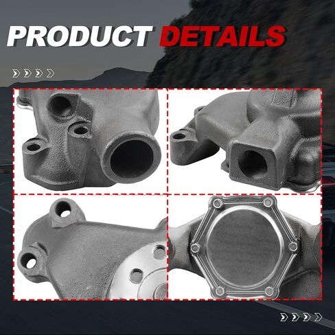 Engine Water Pump Automotive w/Gasket 1301350 9111 Compatible for Chevy Pickup SBC 350 GM Motors Camaro Suburban Corvette Blazer Impala 1955-1972 in Saudi Arabia