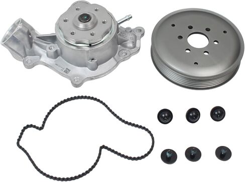 Engine Water Pump with Gasket and Pulley Compatible with S4 S5 Q7 06M121013D 06M121013G in Saudi Arabia