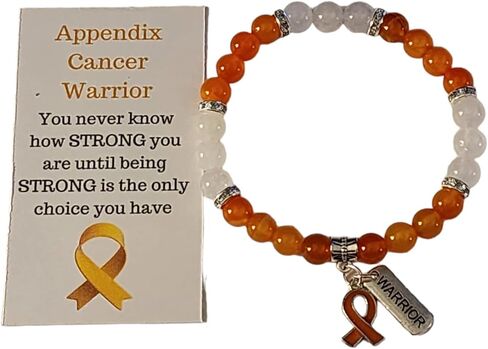 Appendix Cancer Awareness Beaded Bracelet in Saudi Arabia