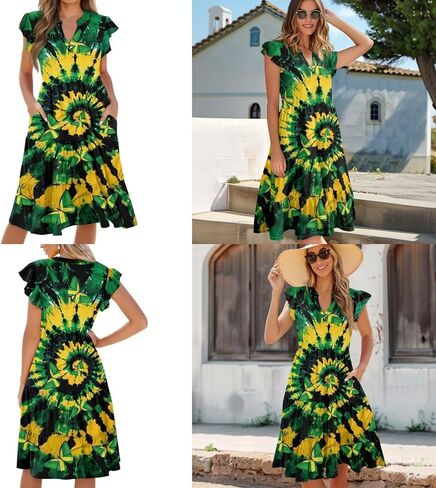 Couples Matching Outfits Buttom Down Shirt Men Classic Flowy Casual Dresses for Women in Saudi Arabia