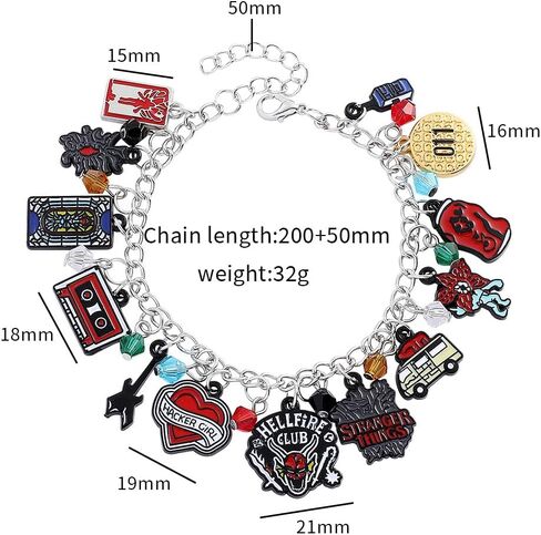 سوار Merch TV الغريب - سحر الزينة المقلوب رأسًا على عقب، هدية للأصدقاء لا يكذبون البضائع للمعجبين in Saudi Arabia