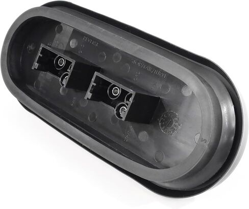 تكنيك T70-RW0T-6 | ضوء LED أحمر بيضاوي STTR مقاس 6 بوصات - عدسة حمراء، حامل بحلقة معدنية، PL-3، معتمد من DOT، مقاوم للماء IP68، ضوء مقطورة/شاحنة/RV 12 فولت، حزمة واحدة in Saudi Arabia