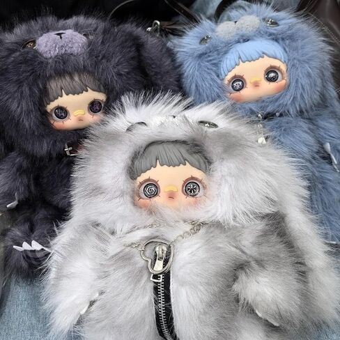 MayMei Rebel Doll Series 400% Plush Cute Backpack Blind Box (1 of 7 Possible Styles) Mini-Capacity Collectible Bags Birthday Gifts for Women in Saudi Arabia