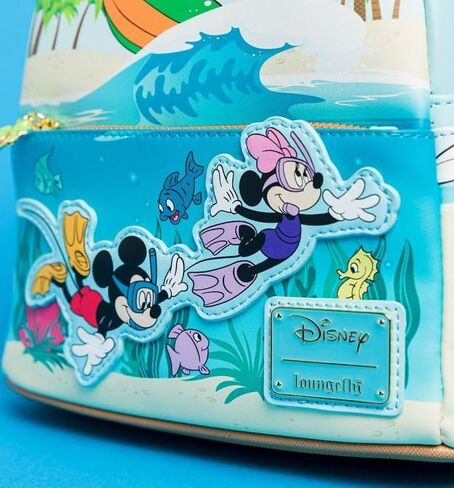 Loungefly Mickey Mouse and Friends Beach Day Mini Backpack in Saudi Arabia