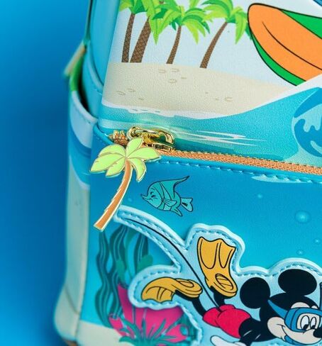 Loungefly Mickey Mouse and Friends Beach Day Mini Backpack in Saudi Arabia
