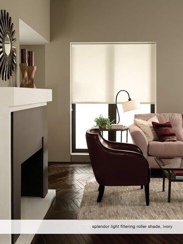Cordless/Corded Roller Shade, Motorized and Valance Options Available, 55 to 72 7/8 Wide x 24 to 120 High, Blackout Black in Saudi Arabia