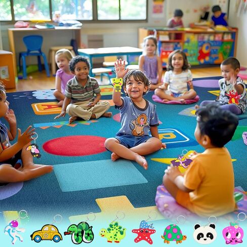 50 قطعة سلاسل المفاتيح السائبة للأطفال الحيوان الرياضة ديناصور الفضاء لعبة فيديو Keyrings لجوائز الفصول الدراسية الطلاب الحوافز هدية عيد ميلاد صالح الطرف in Kuwait