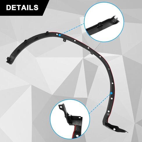 SecosAutoparts Fender Trim الجانب الأيمن الأمامي متوافق مع Lexus RX350 RX350L RX450h RX450hL 2019 2020 2021 2022 استبدال # 756010E110، LX1291103 in Kuwait